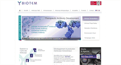 Desktop Screenshot of biotem.fr